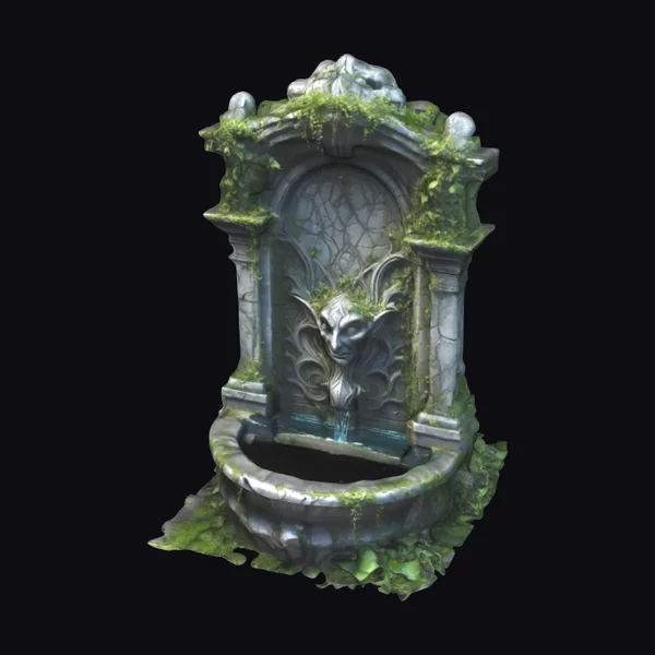 Elven Stone Fountain Ruin