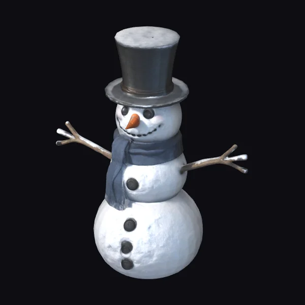 Snowman in Top Hat
