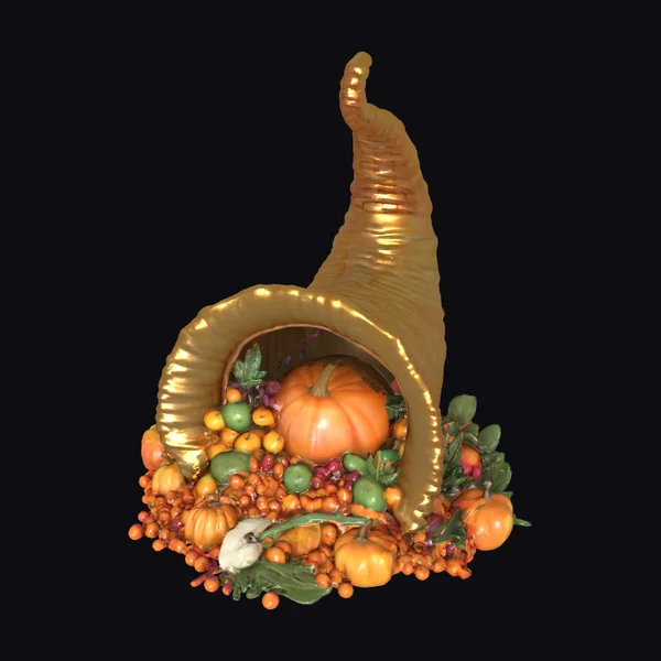 Golden Cornucopia Horn