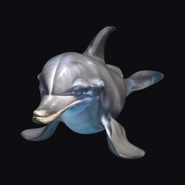 Dolphin Leaping Out Water