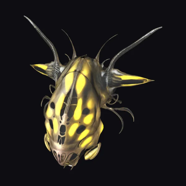 Alien Creature Bioluminescent Form