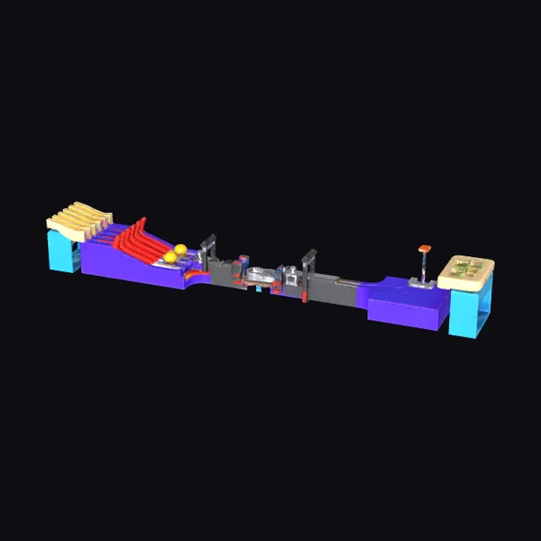 Colorful Obstacle Slide