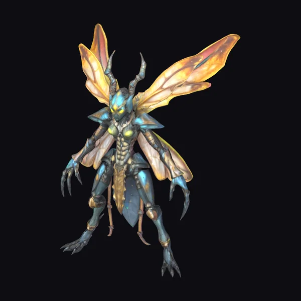 Insectoid Queen with Blades