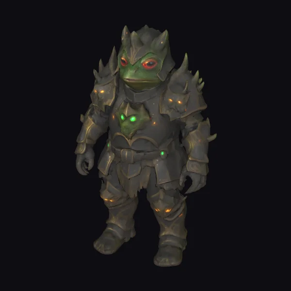 Amphibian Warrior in Armor