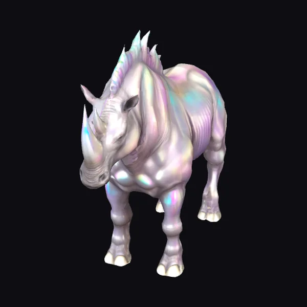 Iridescent Rhino