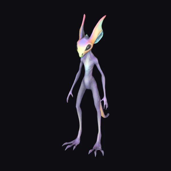 Iridescent Alien Quadruped