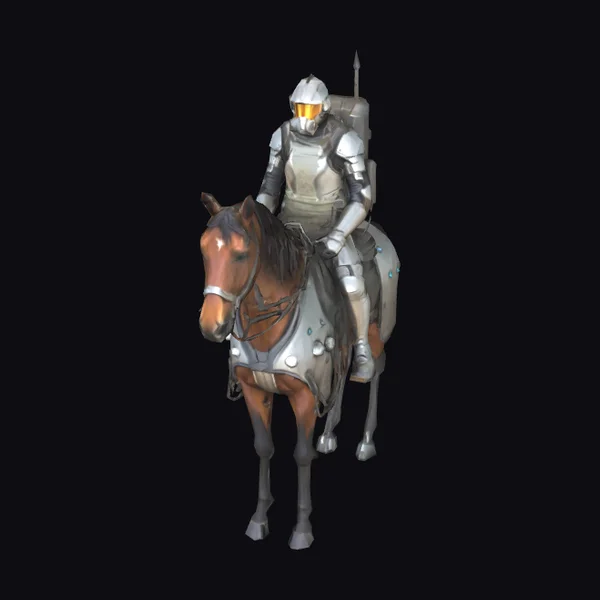 Armored Horse and Rider