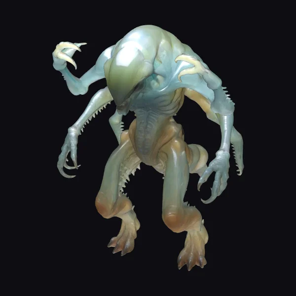 Alien Creature with Claws
