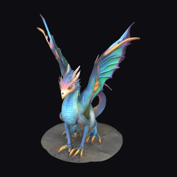 Iridescent Winged Creature