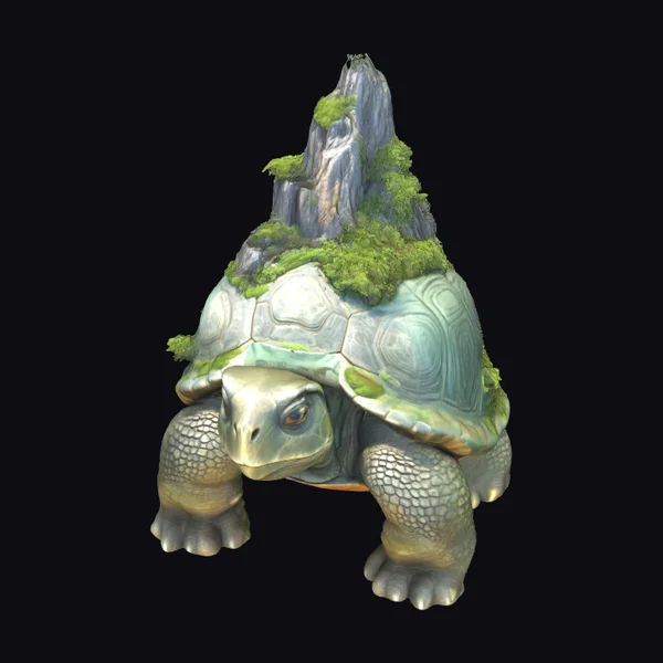 Giant Ancient Turtle Mountain