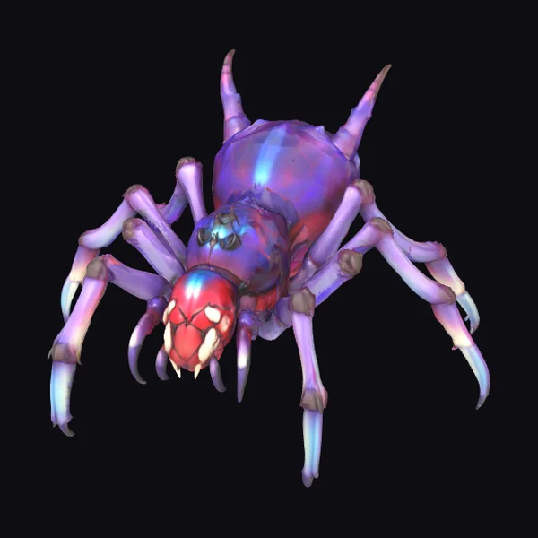Purple Arachnid Creature