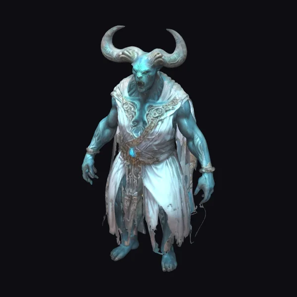Ancient Blue Horned Beast