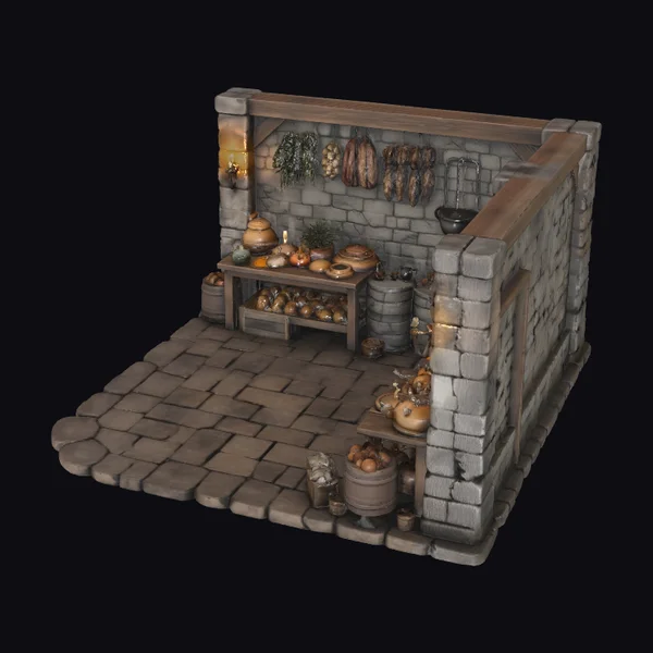 Medieval Kitchen Corner