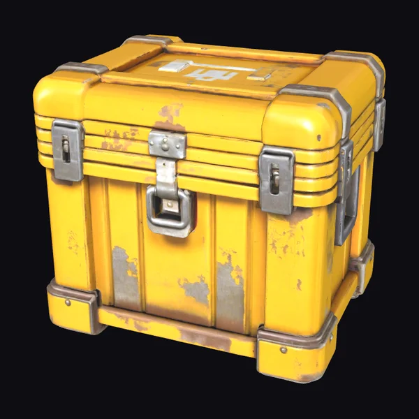 Yellow Supply Crate