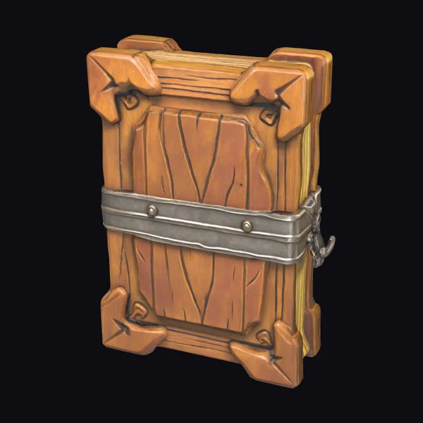 Ancient Wooden Spellbook