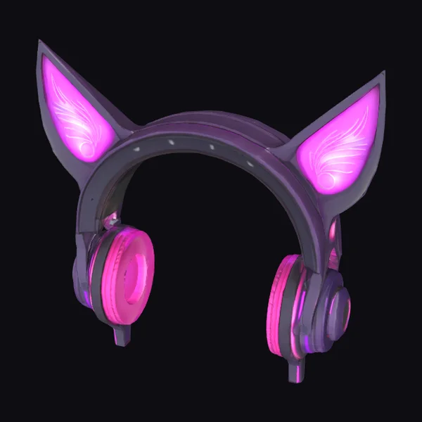 Glowing Cat Ear Headphones