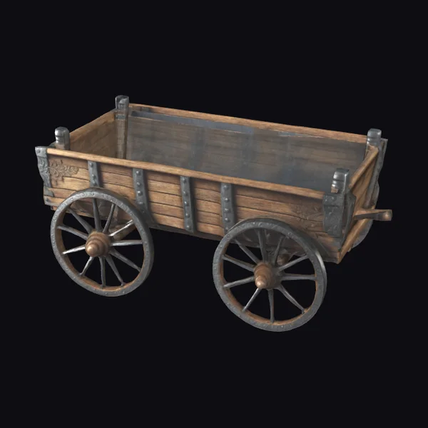 Rustic Wooden Cart