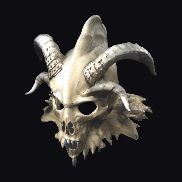 Goat Skull Helmet