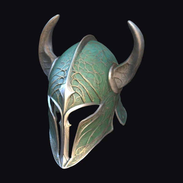 Elven Helmet with Horns