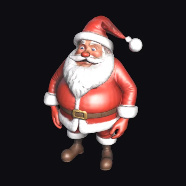 Jolly Santa Claus Figure