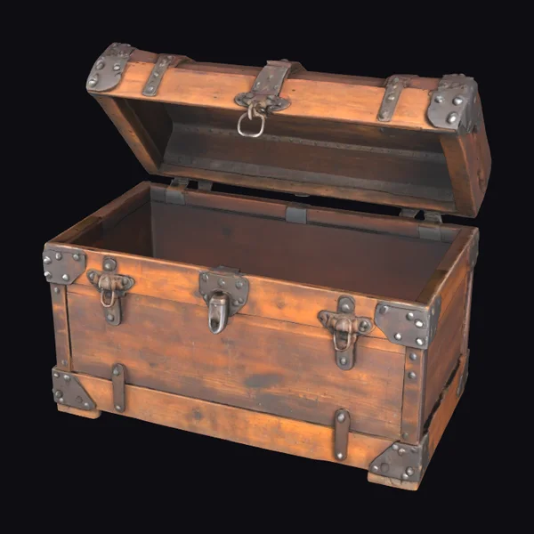Old Wooden Treasure Chest