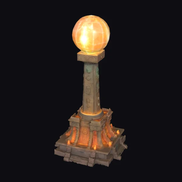 Ancient Magical Pylon Structure