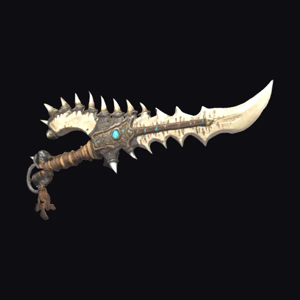 Ancient Bone Spiked Blade