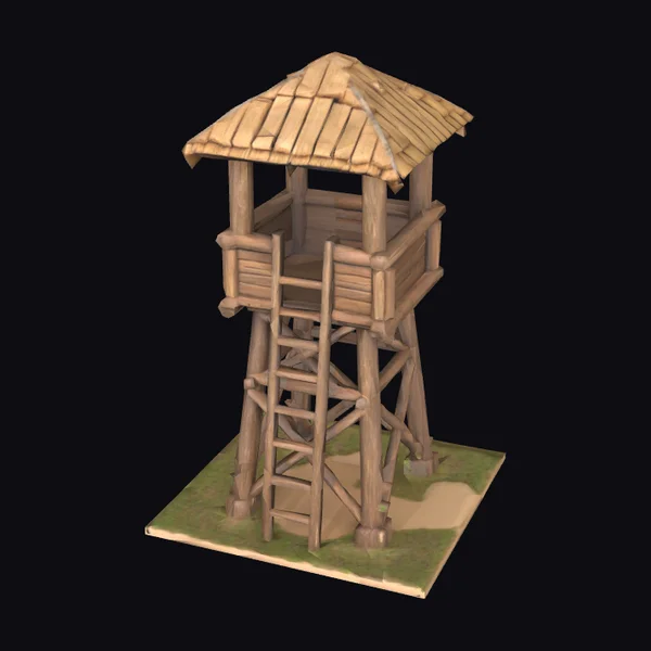 Wooden Watch Tower