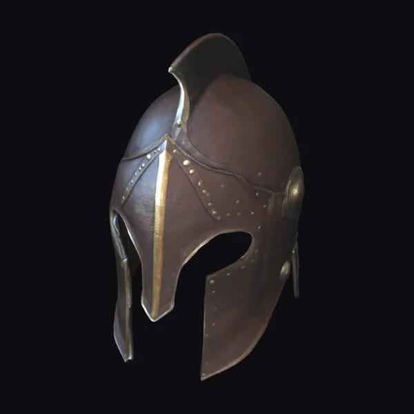 Leather War Helmet