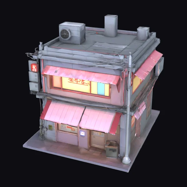 Tokyo Street Side Building