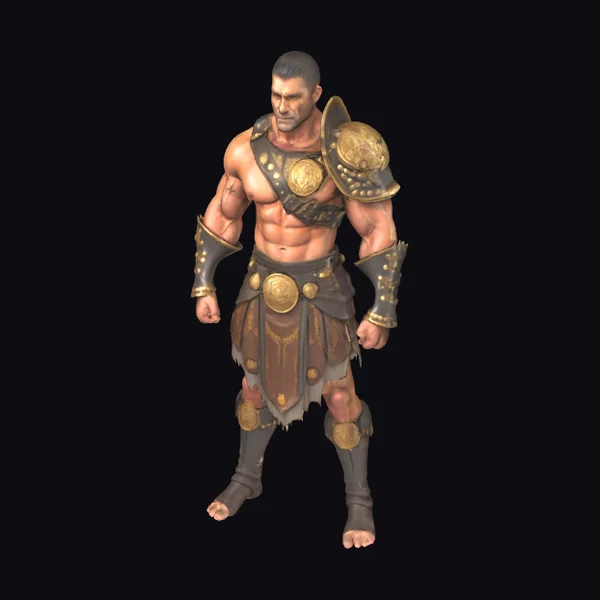 Ancient Male Warrior Armor