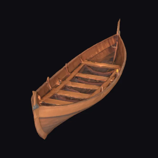Wooden Canoe Interior