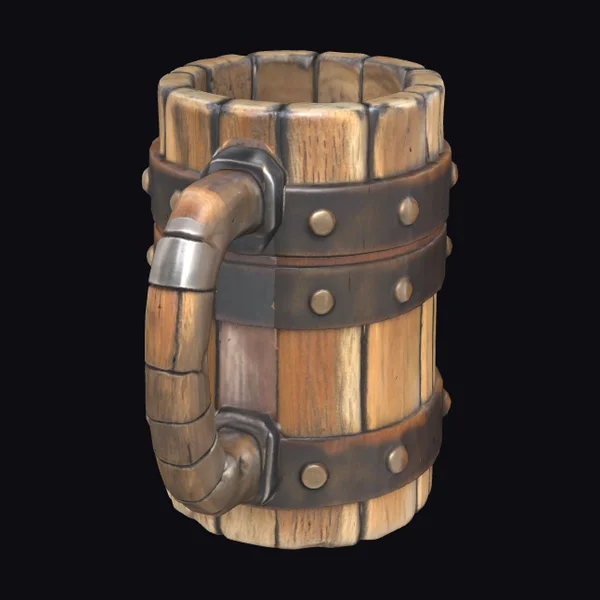 Wooden Tankard Mug