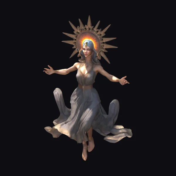 Floating Sun Goddess