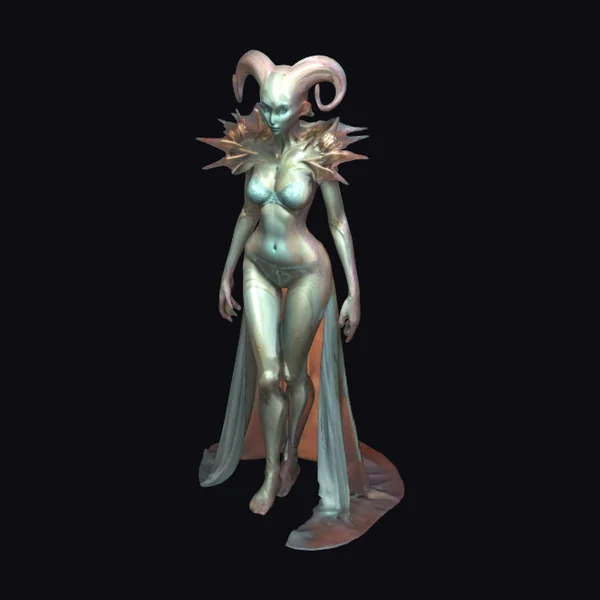 Slim Elegant Fantasy Creature