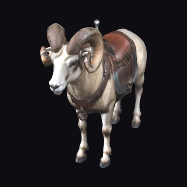 Armored Ram with Saddle