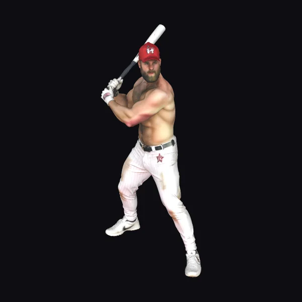 Baseball Player Stance