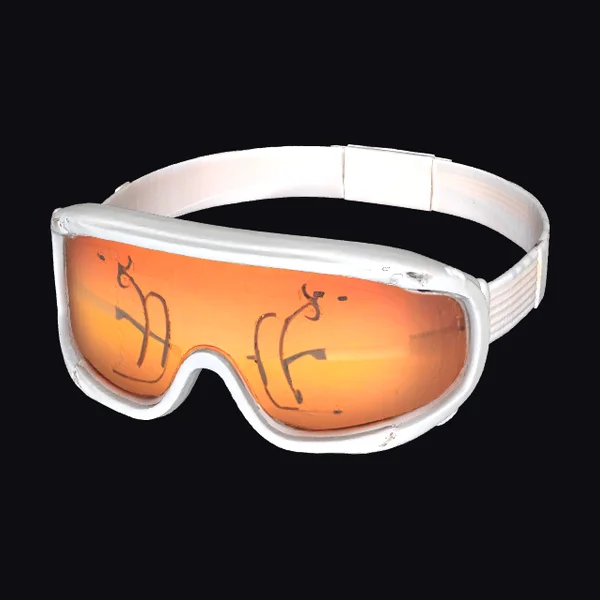 White Polarized Ski Goggles