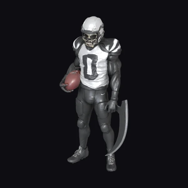 Grim Reaper Football Player