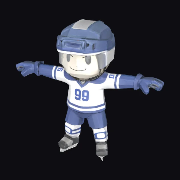 Hockey Player T-Pose