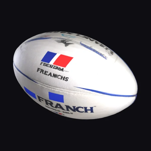 Rugby Ball with Logos