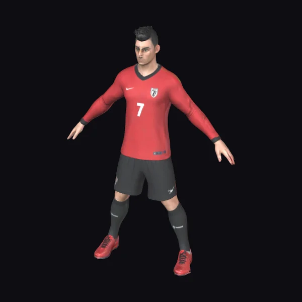Soccer Player Stance