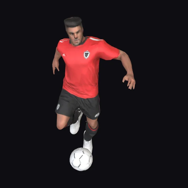 Soccer Player in Action