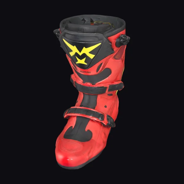 Red Moto Racing Boot