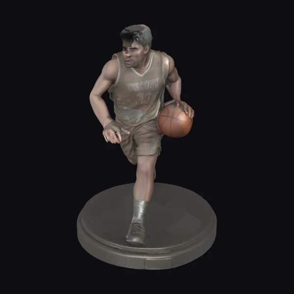 Basketball Player in Motion