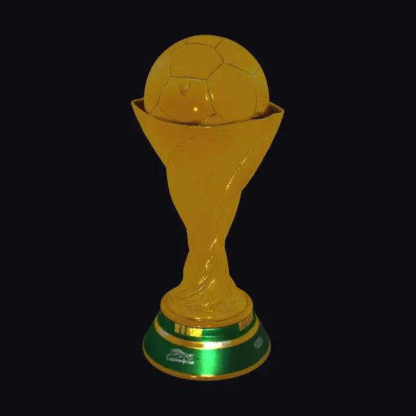 Golden Soccer Trophy