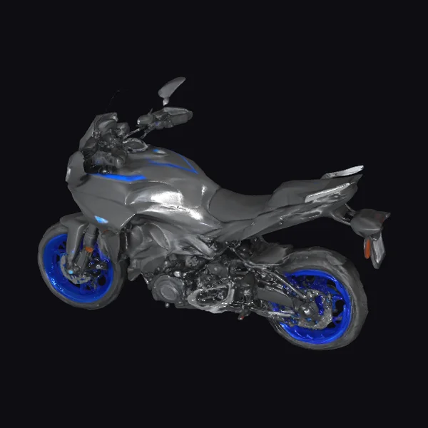 Gray Sport Motorcycle