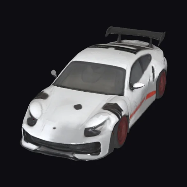 Racing Car with Spoiler