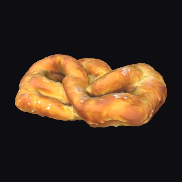 Twisted Golden Pretzels