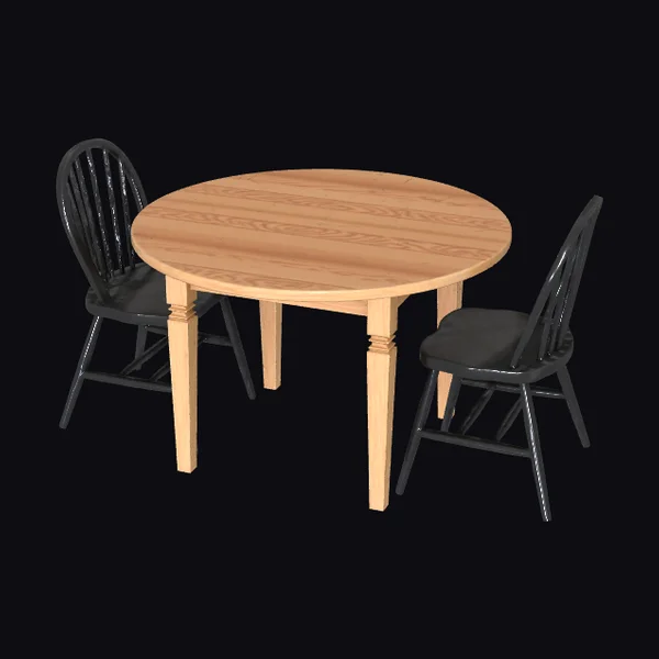 Wooden Round Dining Table